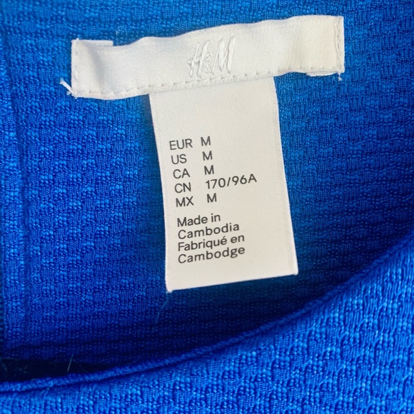 H&M Royal Blue top (Medium) - Picture 3 of 4